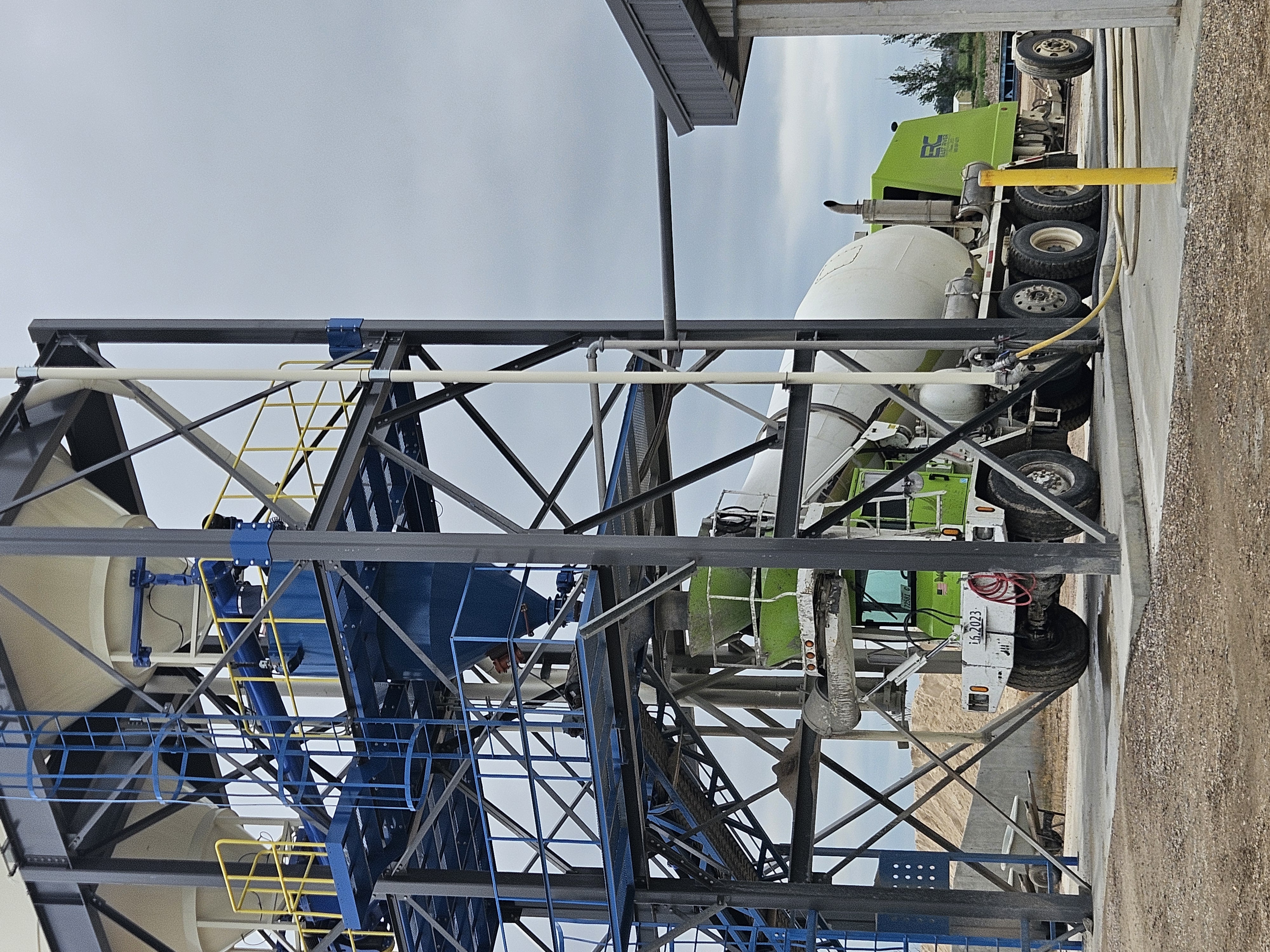 Recent concrete pour by East River Concrete