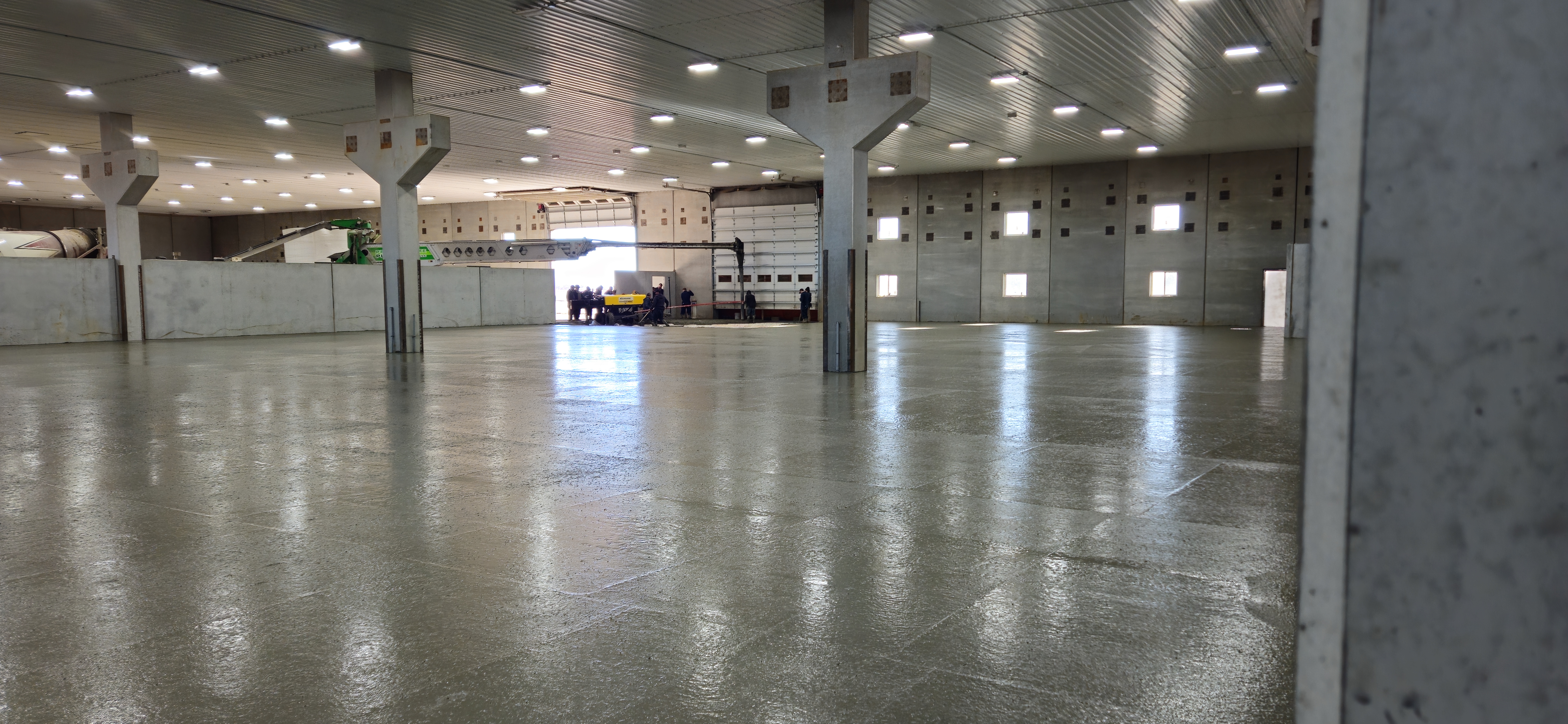 Residential concrete pour