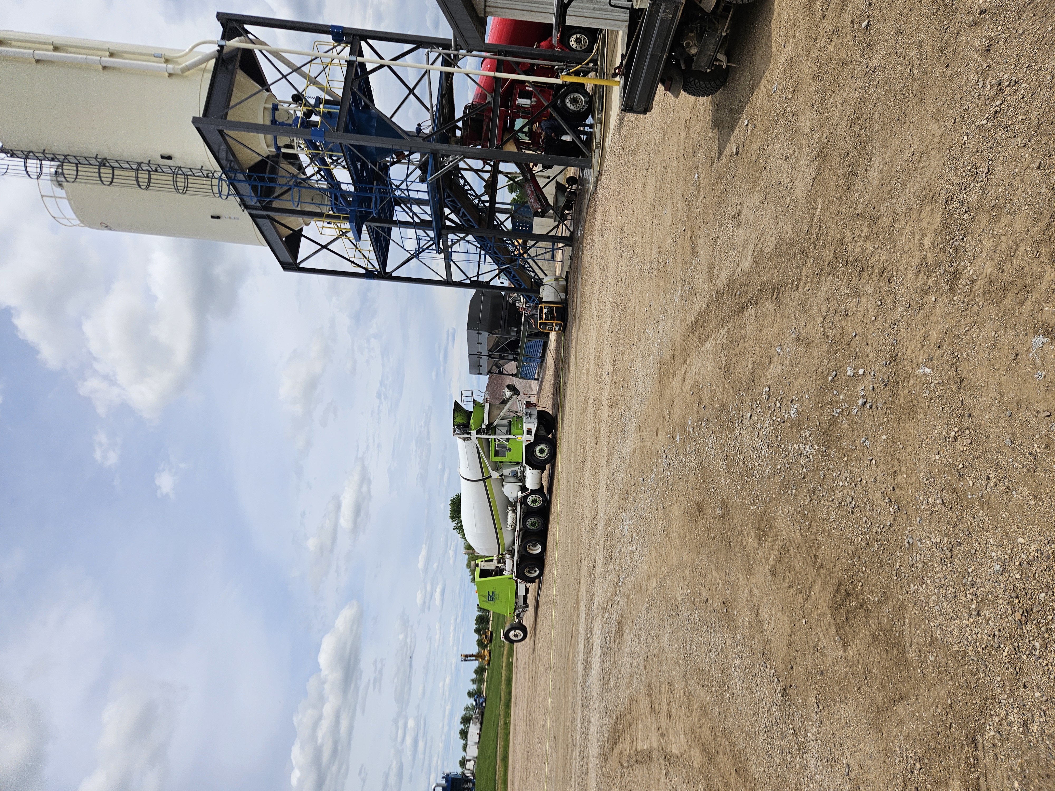 Afternoon concrete delivery