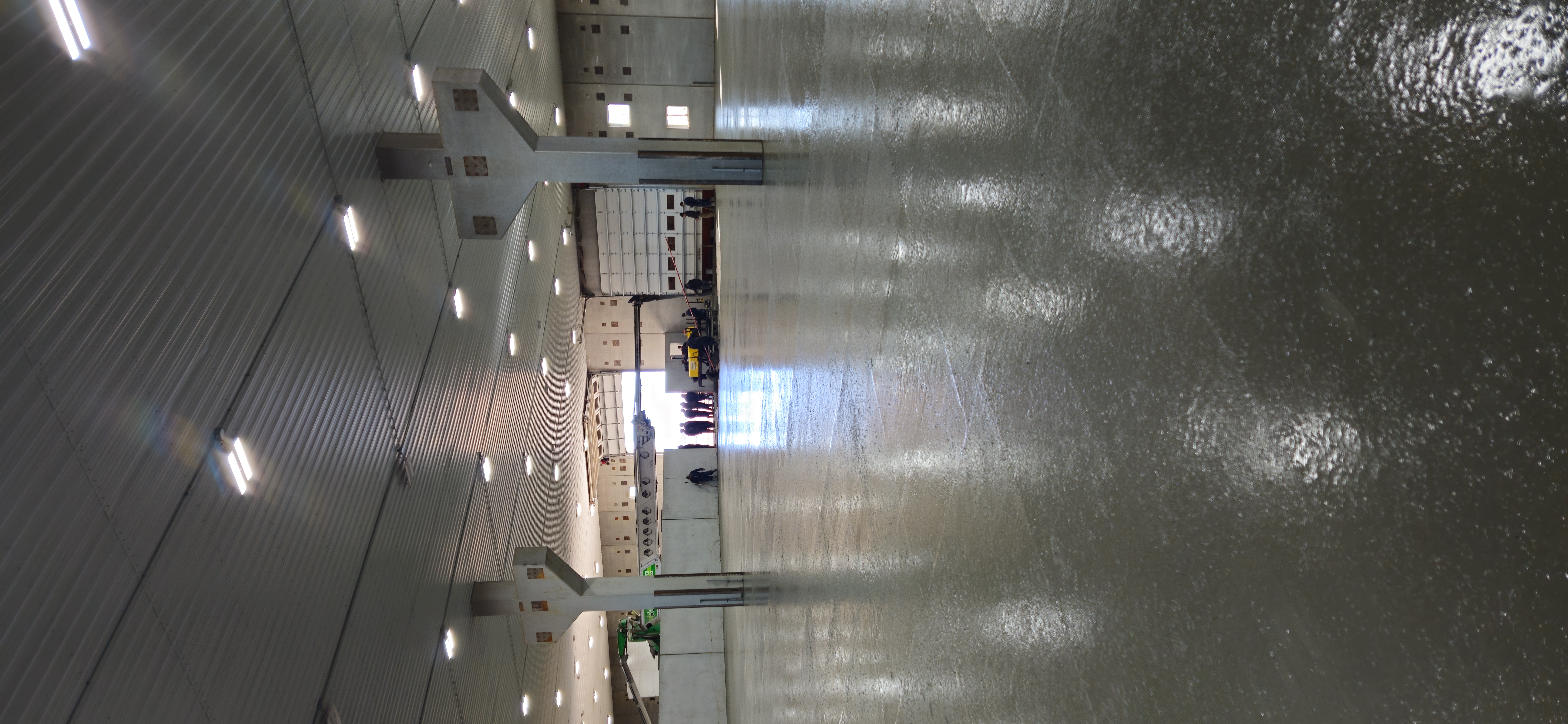 Finished concrete surface